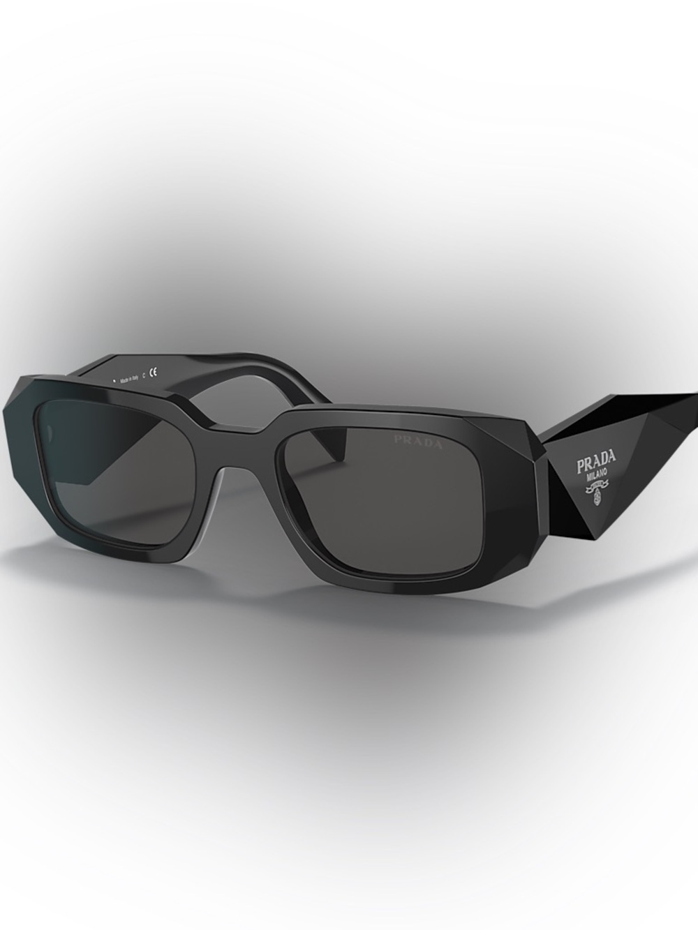 Prada Black Rectangle Sunglasses